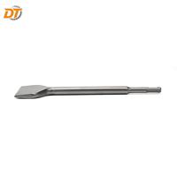 Ciseau à double denture en acier SDS Plus DT 75 mm pour le fraisage du béton, le décapage de carrelage large et mince, pour marteau perforateur