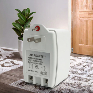 Transformateur monophasé 24V AC 40VA pour sonnette, <span class=keywords><strong>alimentation</strong></span> 100% cuivre compatible avec Ring Doorbell, <span class=keywords><strong>Nest</strong></span>, <span class=keywords><strong>Thermostat</strong></span> Sensi, entrée 110V - Product Image 3