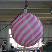 Ballon gonflable lune et planète pour la décoration d'événements de festivals de musique en plein air, avec certification CE et ventilateur intégré