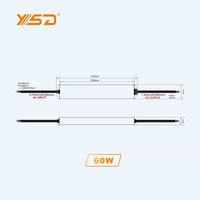 Alimentations LED YSD haute efficacité 60W 12V 24V 48V 30W 60W 100W 150W 200W Série FD IP67 pour bandes LED