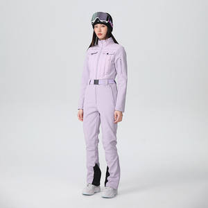 Combinaison de <span class=keywords><strong>ski</strong></span> pour femme, combinaison de <span class=keywords><strong>ski</strong></span> à taille haute, extensible, ajustée, amincissante, imperméable, chaude, respirante, coupe-vent, pour le <span class=keywords><strong>ski</strong></span> - Product Image 1