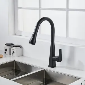 Hot Sale Wholesaler Price Square Handle Sink Faucet Single Brass Faucet Water Tap For Kitchen Pull Down Kitchen Faucet