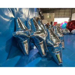 <span class=keywords><strong>Inflatable</strong></span> tổ chức sự kiện trang trí nội thất sao bạc vàng sáng bóng bóng lớn treo <span class=keywords><strong>Inflatable</strong></span> gương Sao khổng lồ <span class=keywords><strong>Inflatable</strong></span> sao cho trang trí - Product Image 3