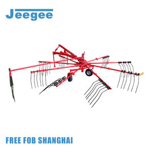 Râteau et faneuse à foin multifonctionnel à 6 points, 9 points, à suspension, à usage intensif - Product Image 6