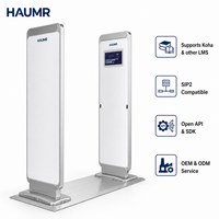 HAUMR - Sistema de Control de Acceso a Bibliotecas con Puerta de Seguridad RFID Anti-Robo UHF 840-960MHz ISO 18000-6C para la Prevención de Robo de Libros