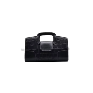 Autumn Winter Trendy <b>Chain</b> Stone Texture Crossbody Fashionable Checked Shoulder Bag for Women Handbag Texture Temperament - Product Image 2