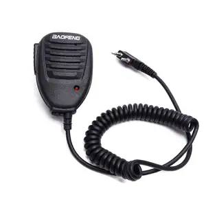 Baofeng Ptt Speaker Microfoon Voor Walkie Talkie 888S UV-5R Zwart Outdoor Handheld Antenne Voor Baofeng Communicatie Radio Vox