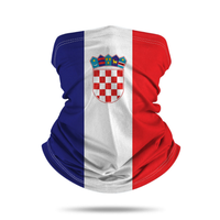 Cache-cou tubulaire de haute qualité avec motif drapeaux du Liban, de la Croatie, du Koweït, du Qatar, du Cameroun et de plusieurs pays – Vente en gros personnalisée