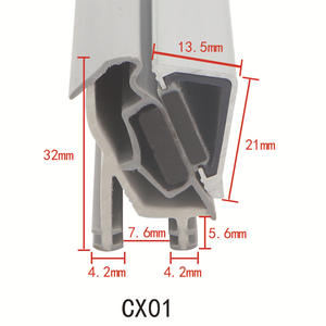 Bande d'étanchéité magnétique pour porte en <span class=keywords><strong>bois</strong></span> avec revêtement PU, 12 mm, 15 mm, porte intérieure, anti-collision, insonorisante, résistante aux hautes températures, adhésive - Product Image 5