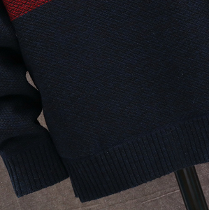 <span class=keywords><strong>M</strong></span>-4XL Herfst En Winter Heren Pluche Verdikte Trui Losse Herenkleur Bijpassende Gebreide Trui Met Lange Mouwen - Product Image 5