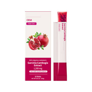 Fabricante de Barritas de Gelatina de Garcinia Cambogia |   OEM/ODM |   Extracto de 1200 mg |   Barra de 25g |   Paquete de 10 |   Marca Privada - Product Image 1