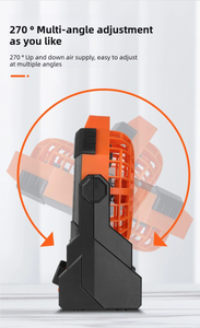 7800M xách tay có thể sạc lại fan hâm mộ với ánh sáng LED USB fan hâm mộ với pin Powerbank comping ngoài trời bảng lạnh hơn không khí <span class=keywords><strong>colling</strong></span> Fan - Product Image 4