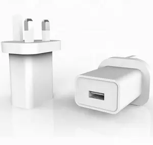 5V 2A 5V 2.1A 5V 2.4A 10W 12W EN62368 IEC62368 Disetujui Guest House CB ROHS Warna Putih AC Utama Adaptor 3 Pin Inggris Usb Charger