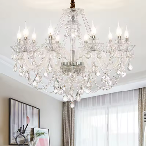 Hanging Lamp Hotel Foyer Wedding Decor Moroccan Clear Nordic Luxury Empress Crystal <b>Chandelier</b> - Product Image 2