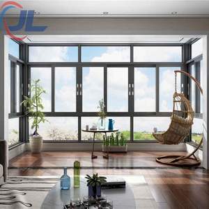 <span class=keywords><strong>Ventanas</strong></span> Acústicas Interiores Modernas de Doble Vidrio con Marco de Aleación de Aluminio Insonorizadas para el Hogar - Product Image 2