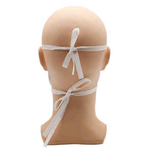 3Q Produsen Grosir 510K ASTM LEVEL2 Perlengkapan Perawatan Kesehatan Biru 3d Masker Wajah Dental 3ply Masker Medis Sekali Pakai dengan Dasi - Product Image 6