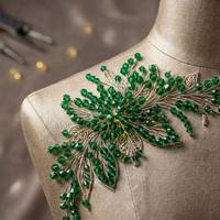 Pierres à coudre YAXI P291 vert fougère premium 4 mm, en époxy, revêtement diamant AB, transparentes comme du cristal, durables, écologiques, perles à 2 pointes pour vêtements