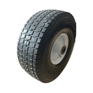 Haute qualité 10 pouces 3.50-4 PU Doam roue pour brouette chariot à main chariot de jardin et chariots à outils - Product Image 2