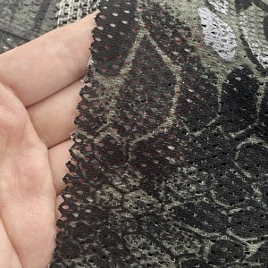 2023 New Design 100% Polyester Black <strong>Python</strong> <strong>Pattern</strong> Printed Camouflage Fabric for Uniform Casual Clothing - Product Image 5