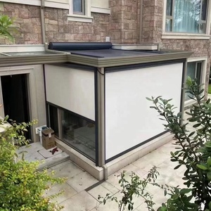 Quá Khổ Cơ Giới Con lăn ngoài trời tự động màn trập mù Shades cho Windows Patio bên ngoài sử dụng - Product Image 2