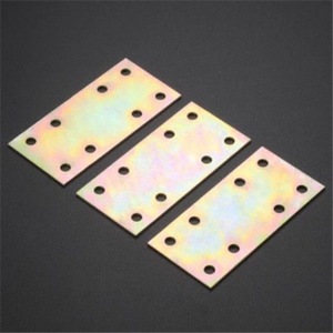 Pièce de connexion plate 4x8 en acier laminé à froid plaqué, support de meuble durable, connecteur de support d'étagère - Product Image 1