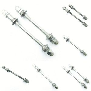 Ejes de tambor de flores para bicicleta, eje sólido de cambio delantero izquierdo \ delantero derecho, eje de rueda de bicicleta, piezas de repuesto, eje sólido para bicicleta de montaña - Product Image 4