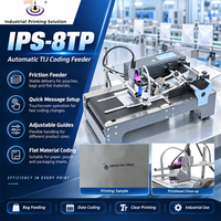 Imprimante jet d'encre IPS-8TP, imprimante Tij, imprimante thermique multi-têtes, 2 têtes, code QR, code-barres, données variables avec alimentateur de pages