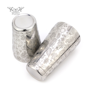 Shakers à cocktails Boston gravés Tiki tropicaux 18oz/25oz, outils de bar, kit de barman en acier inoxydable, ensemble de shakers à mélanger gravés - Product Image 4