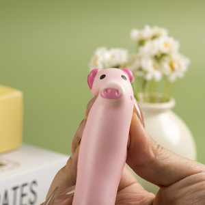 Diseño elegante <span class=keywords><strong>para</strong></span> niños, juguete <span class=keywords><strong>para</strong></span> aliviar el estrés, forma de animal lindo <span class=keywords><strong>kawaii</strong></span>, bolígrafos novedosos, bolígrafo blando con logotipo - Product Image 4