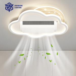 Ventilador <span class=keywords><strong>de</strong></span> Techo LED Moderno y Silencioso con Control Remoto, Tres Colores, Viento Fuerte, Antiparpadeo, Sin Aspas, para Sala <span class=keywords><strong>de</strong></span> Estar, Dormitorio, <span class=keywords><strong>Comedor</strong></span> - Product Image 4