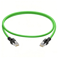 Cable Industrial Cat5e SF/UTP de Alta Flexibilidad, RJ45 a RJ45, Cable Ethernet Industrial con Cubierta de PVC y Cobre Multifilar