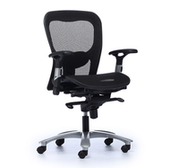 Chaise de bureau ergonomique moderne entièrement en maille avec réglage de la hauteur et glissière de siège pour les projets