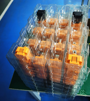 Connecteur de stockage d'énergie haute tension 1500V CC 200A-600A, étanche IP67, borne en nylon, pour pack de batteries de véhicules, traversant le mur