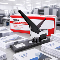 Stapler Penjilid Buku Besar Bebas Macet Kapasitas 240 Halaman, Tugas Berat dengan Konstruksi Logam Penuh untuk Pekerjaan Finishing Percetakan