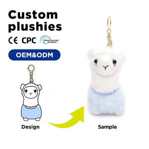 Jouet en peluche personnalisé OEM, logo personnalisé, mini porte-clés en peluche - Product Image 3
