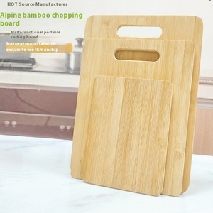 Ensemble de 3 grandes planches à découper écologiques en bambou au design rustique avec logo laser <span class=keywords><strong>pour</strong></span> viande <span class=keywords><strong>fromage</strong></span> cuisine <span class=keywords><strong>Noël</strong></span> - Product Image 2