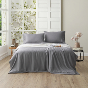 Set di biancheria da letto in fibra di bambù naturale eco-friendly all'ingrosso Set di biancheria da letto Queen Twin taglie copripiumino di raffreddamento con borsa in fogli imballata - Product Image 4