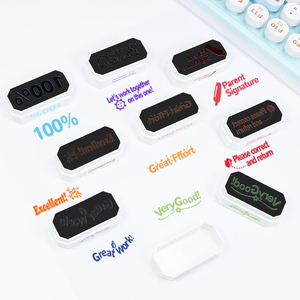 Timbro multistrato <span class=keywords><strong>nuovo</strong></span> arrivo scuola bambini insegnante 8 strati pre inchiostrato auto inchiostro insegnante timbro ricompensa - Product Image 2