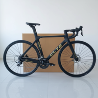 L-TWOO RX12 – Vélo de course aérodynamique en fibre de carbone, vente directe usine, 700C, freins à disque hydrauliques Shimano 105/24S, 22 vitesses, léger