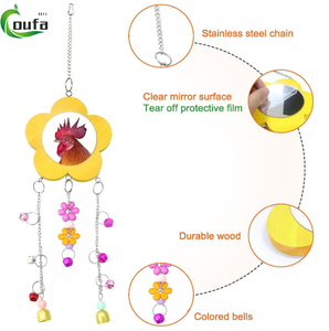 6 pièces poulet légumes fruits suspendus mangeoire jouet pour poulailler à mâcher nourriture poulet poule et coq poussins accessoire - Product Image 5
