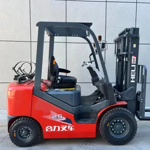 China Manufacturer small dual fuel 2.5 Ton 4 Wheels Counterbalance Internal Combustion Gas LPG Diesel Forklift