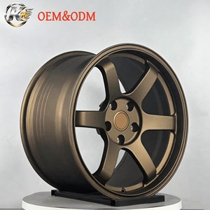 Nouvelle conception, <span class=keywords><strong>prix</strong></span> compétitif, jantes forgées TE37 personnalisées en bronze de 18 à 22 pouces, 5x114.3 pour <span class=keywords><strong>Tesla</strong></span> Model 3 Y Honda Civic, légères - Product Image 3