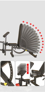 Banco de <span class=keywords><strong>Ejercicios</strong></span> Multifuncional Ajustable, Silla Preacher, Banco de Pesas para Sentarse, Asiento para <span class=keywords><strong>Ejercicios</strong></span> Musculares - Product Image 4