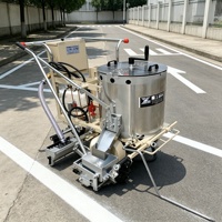 Machine de marquage routier automatique directe usine, équipement de traçage de lignes pour parkings, peinture de lignes routières
