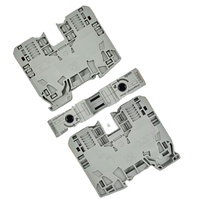 285-135 Bornier de raccordement industriel DIN Rail gris, connecteur traversant, en stock, de fabrication allemande 285-135