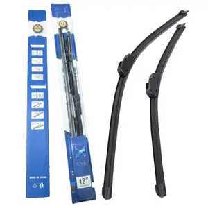 Auto Parts Custom Model 17/24 Inches Frameless Rear Windshield Wiper Natural Rubber Rain Dust Front Glass Wiper