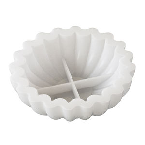 Nouveauté facile à Grain fin 3D vague bol forme bricolage Silicone béton résine plâtre pot Pot Vase moule - Product Image 4