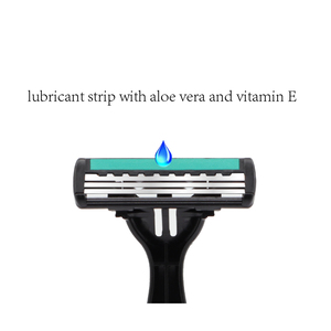 Dao Cạo Dùng Một Lần Cho Khách Sạn <span class=keywords><strong>3</strong></span> Lưỡi Dao Cạo Râu Thời Trang Dụng Cụ Với Dao Cạo Nhựa Bôi Trơn - Product Image 4