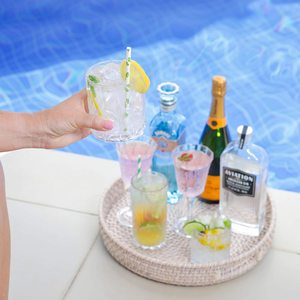 Bộ 4 Ly Uống Nước Bãi Biển Myrtle-Máy Rửa Chén An Toàn-Đồ Thủy Tinh Không Thể Phá Vỡ Để Sử Dụng Ngoài Trời, BPA Free - Product Image 4