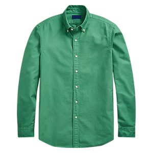 Camisa Oxford de manga larga para hombre, camisa de manga larga con bolsillo, con botones, a la moda - Product Image 4